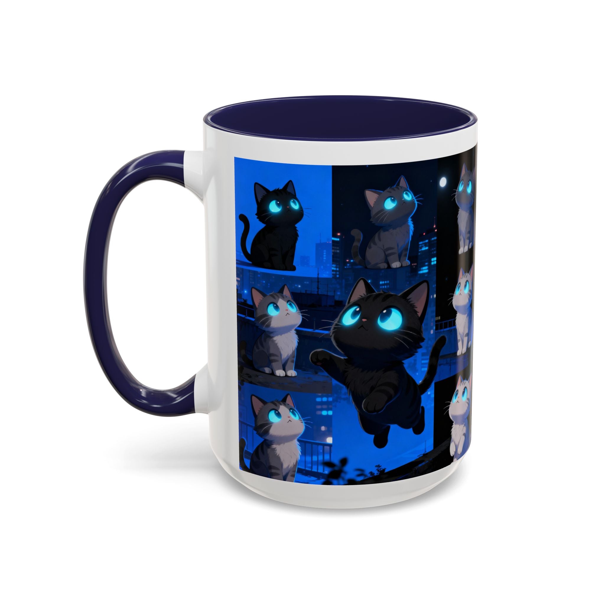 Mug, Cute Kitten Coffee Cup, Cat Lover Gift, Animal Tea Cup, Ceramic Drinkware, Pet Owner Present, Kitty Lover Mug