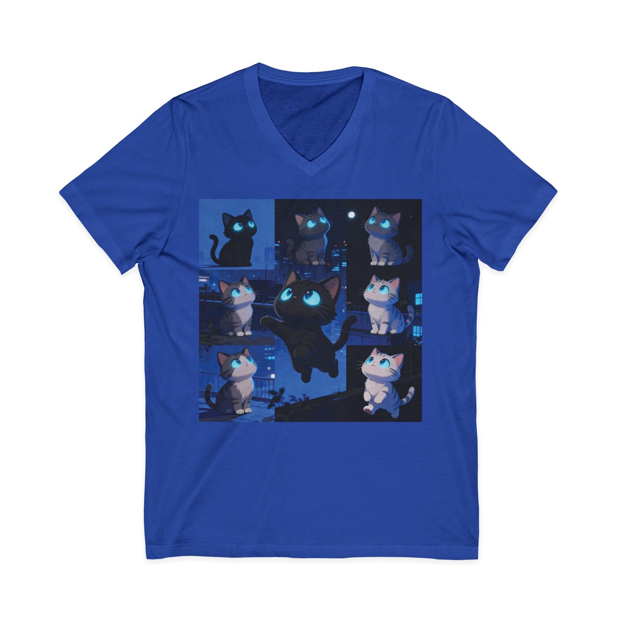 Unisex V-Neck Tee, Casual Style Shirt, Everyday Wear Top, Comfortable Gift for Any Occasion, Trendy Graphic T-Shirt