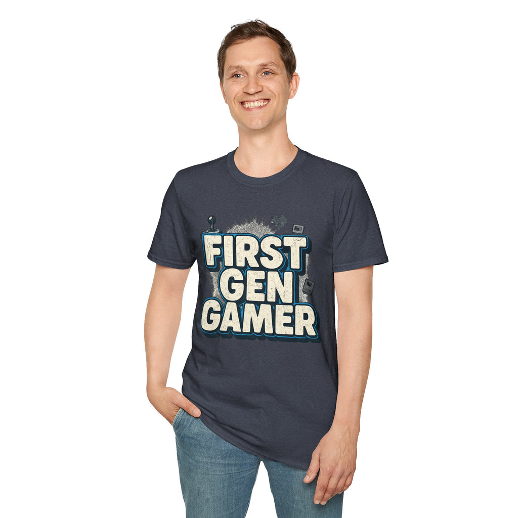 First Gen  Gamer, Blue Outline