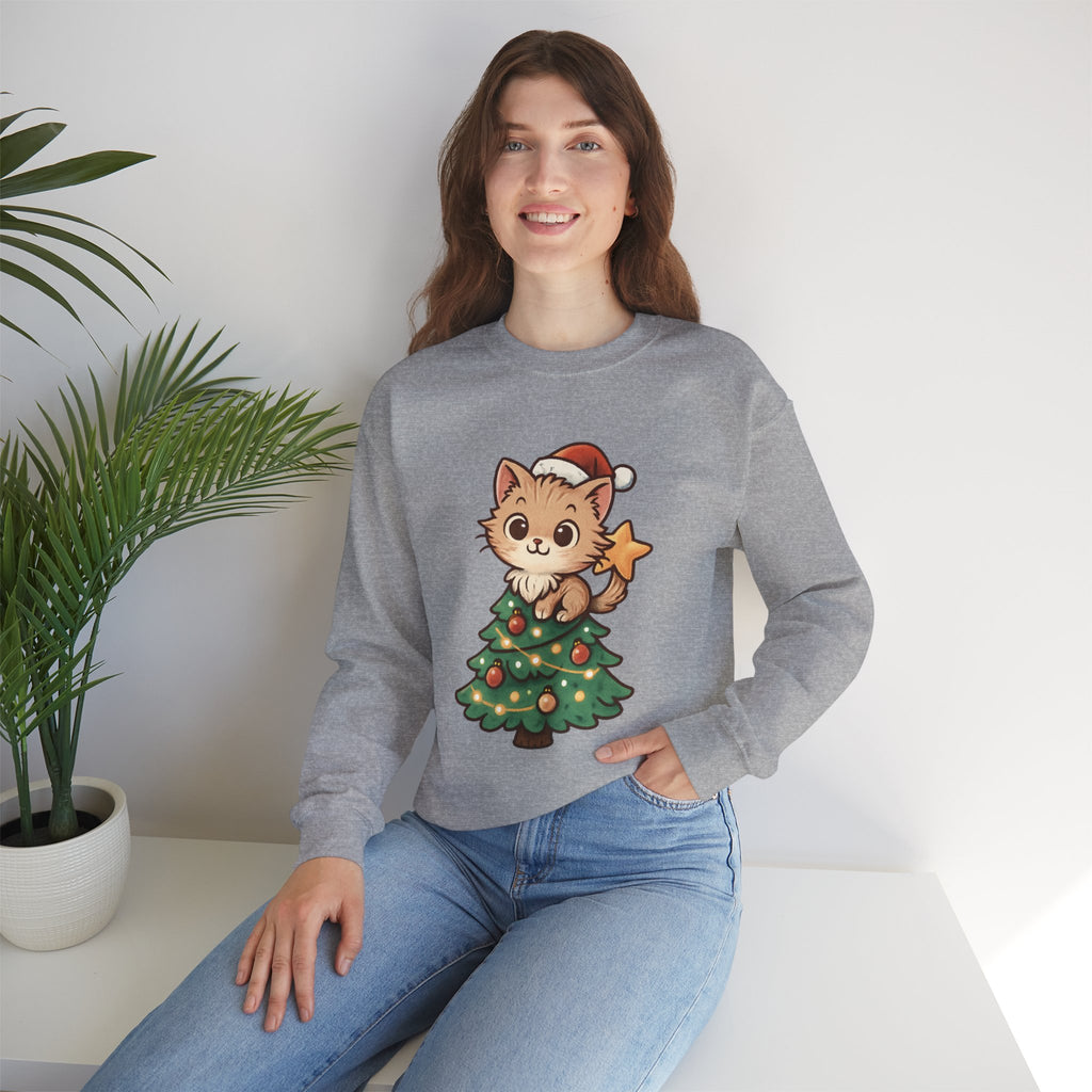 Christmas Cat -Sweatshirt