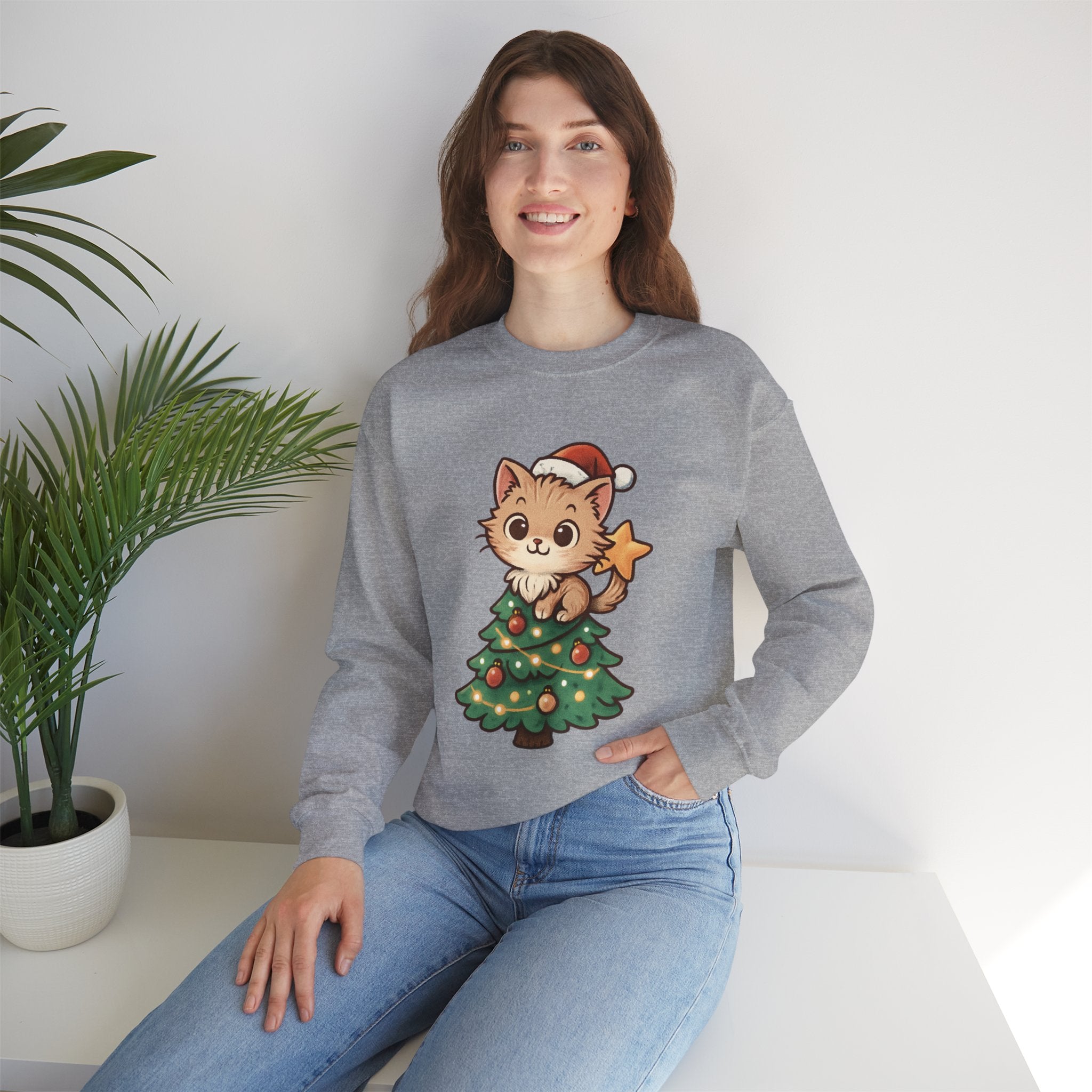 Christmas Cat -Sweatshirt