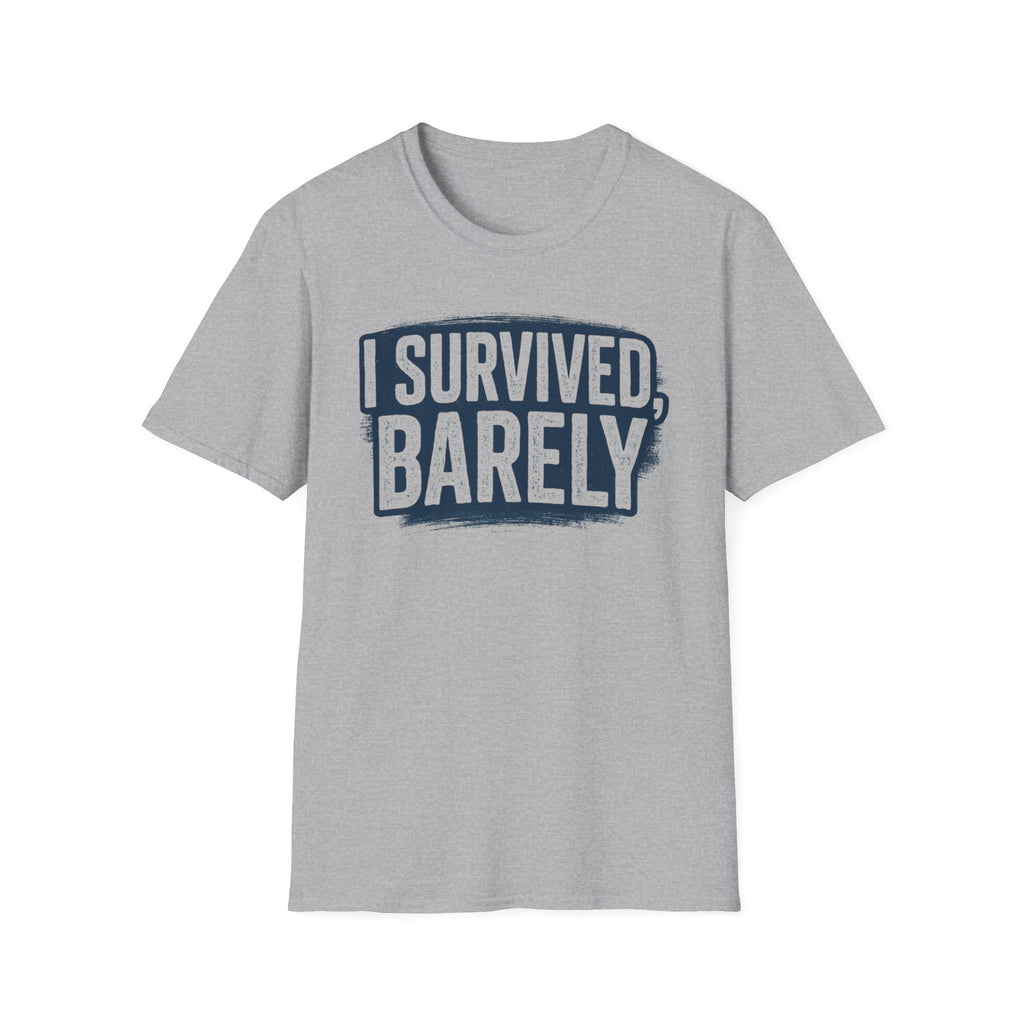 I Survived Barely  Gamer T-Shirt