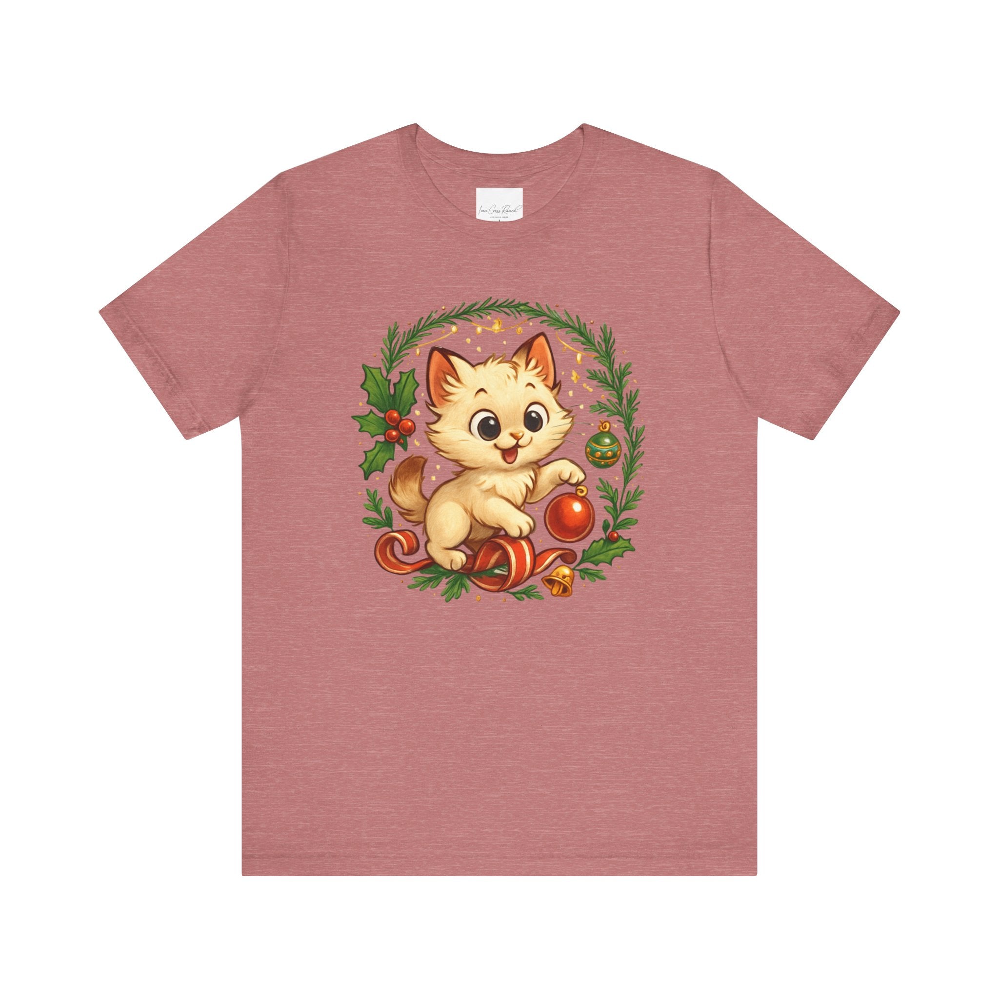 Christmas Kitten Play T-Shirt