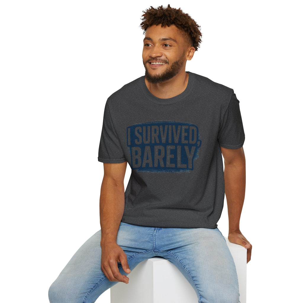 I Survived Barely  Gamer T-Shirt