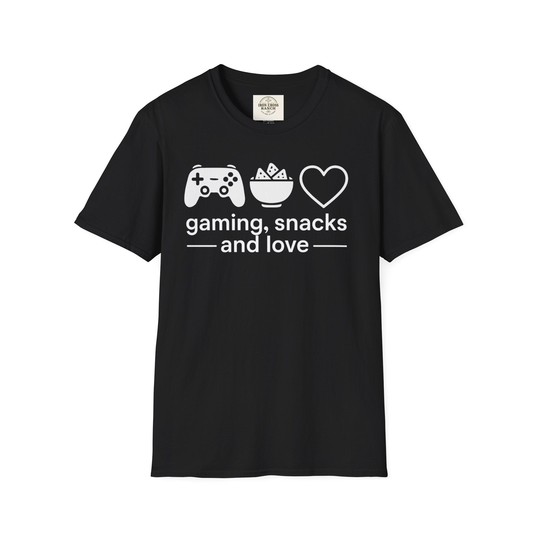 Gaming, Snacks and Love, Gamer T-shirt