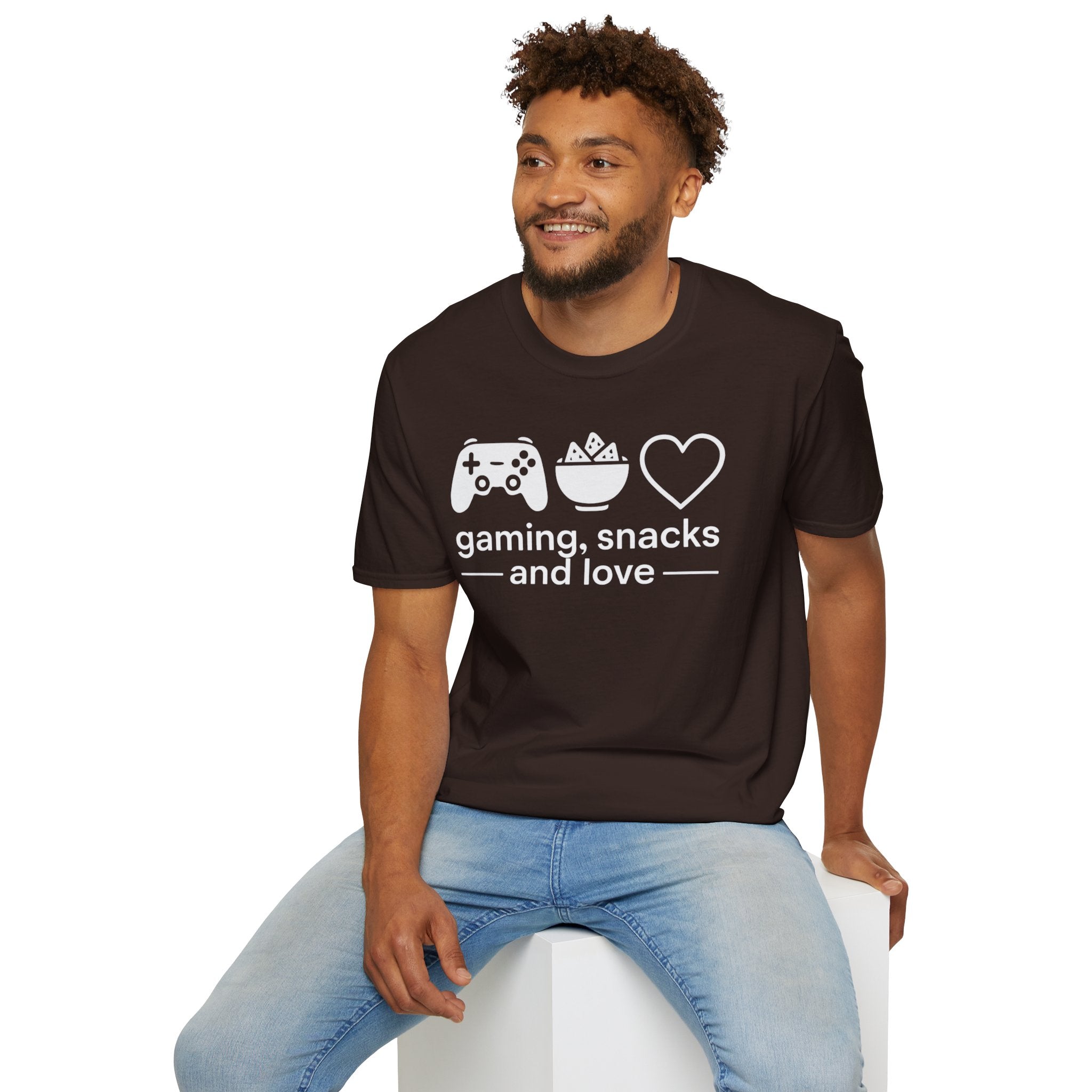 Gaming, Snacks and Love, Gamer T-shirt