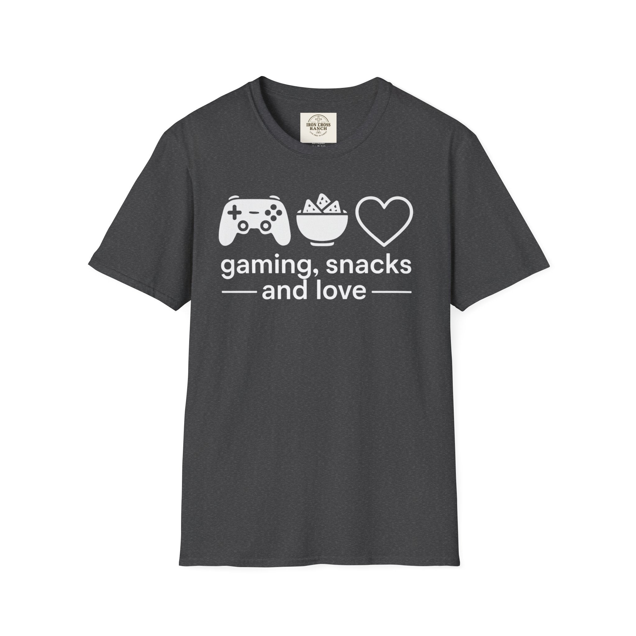 Gaming, Snacks and Love, Gamer T-shirt