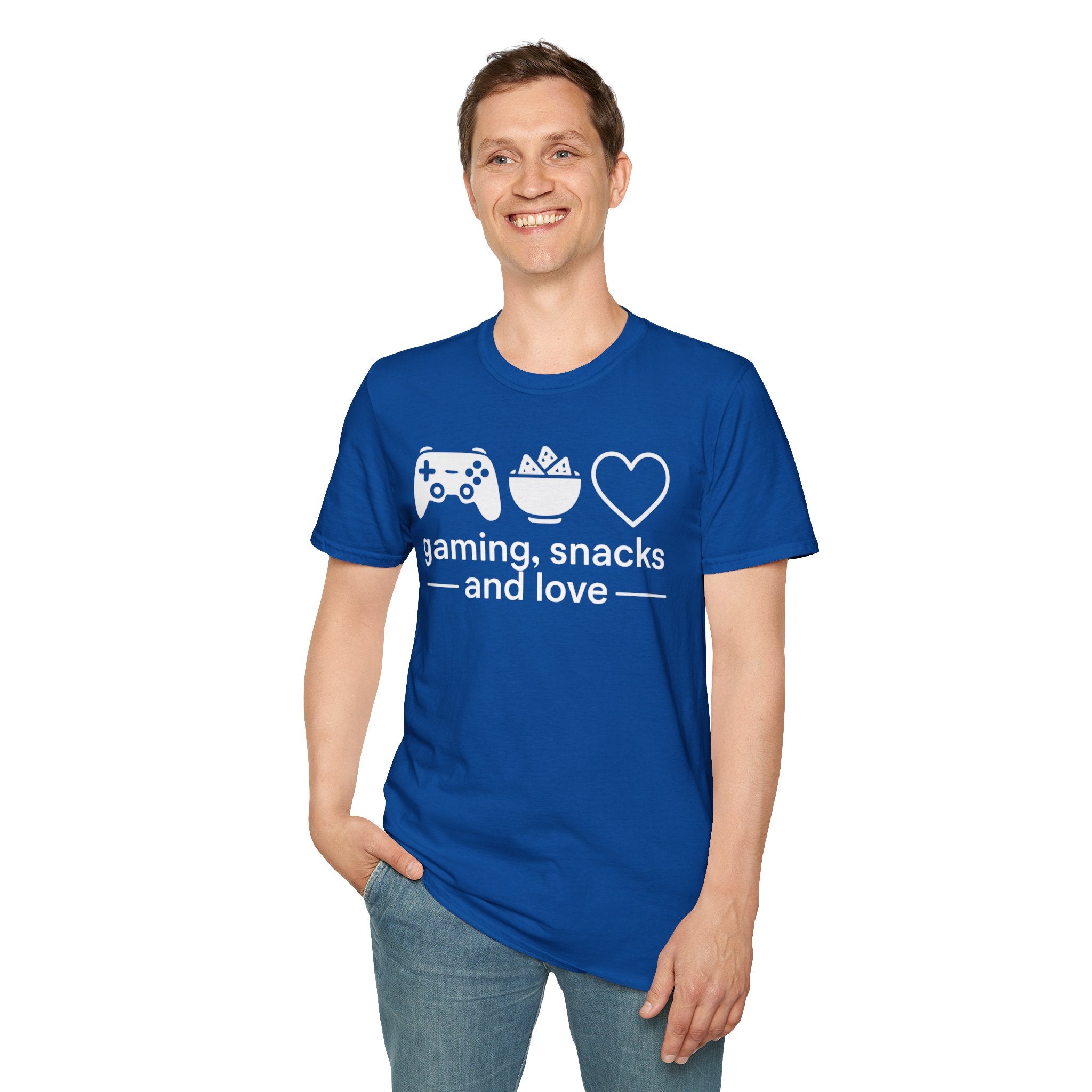 Gaming, Snacks and Love, Gamer T-shirt