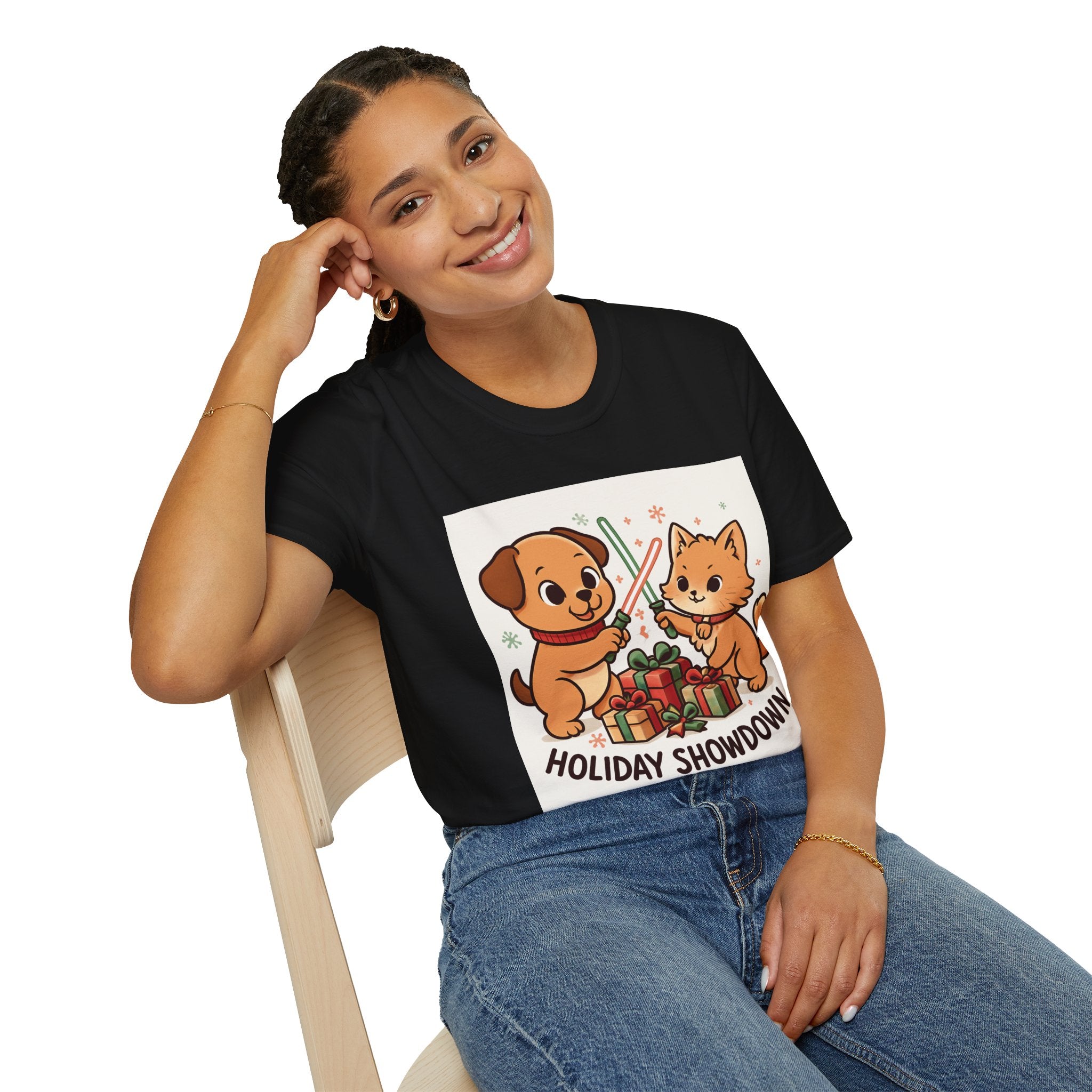 Holiday Showdown Kitten, Puppy T-Shirt