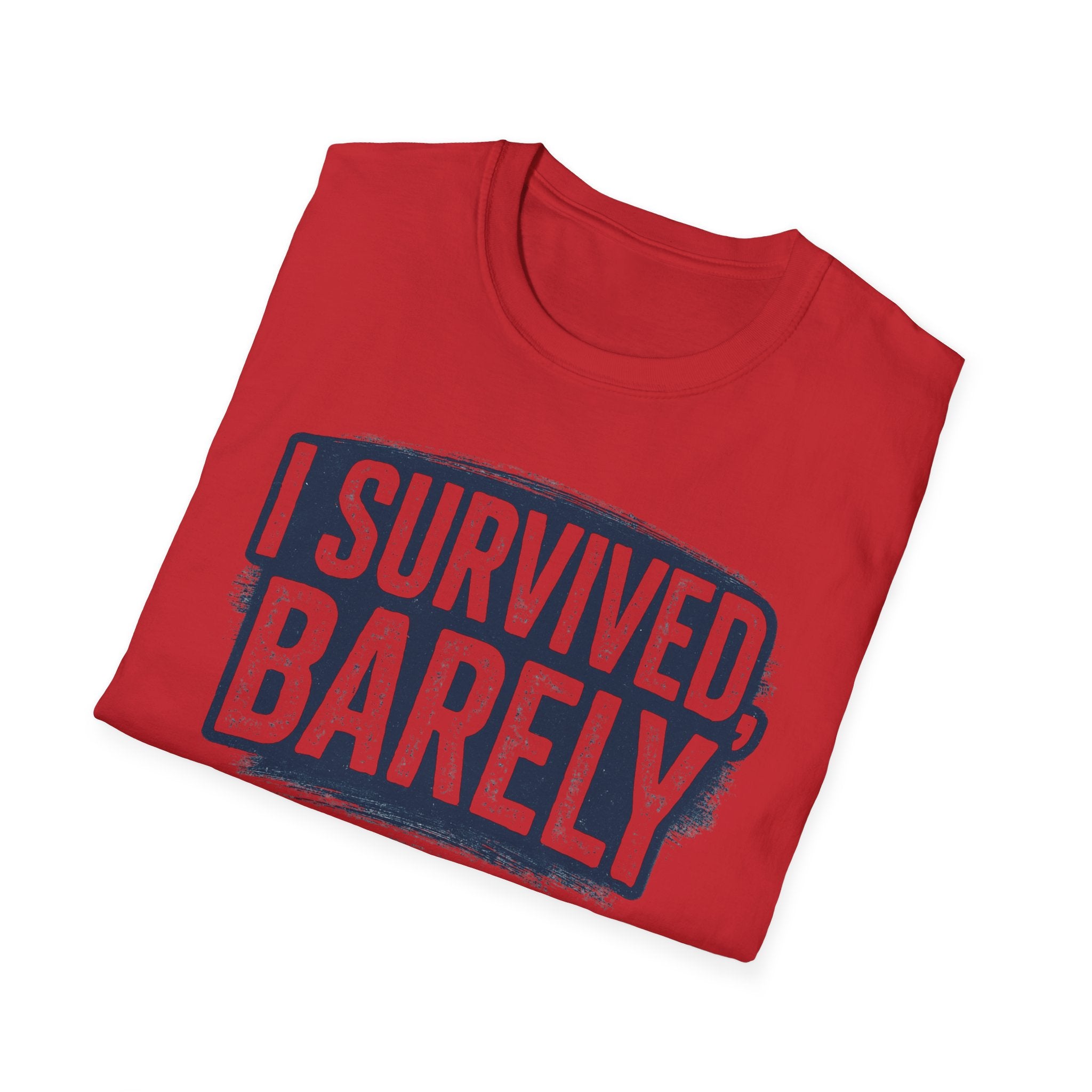 I Survived Barely  Gamer T-Shirt