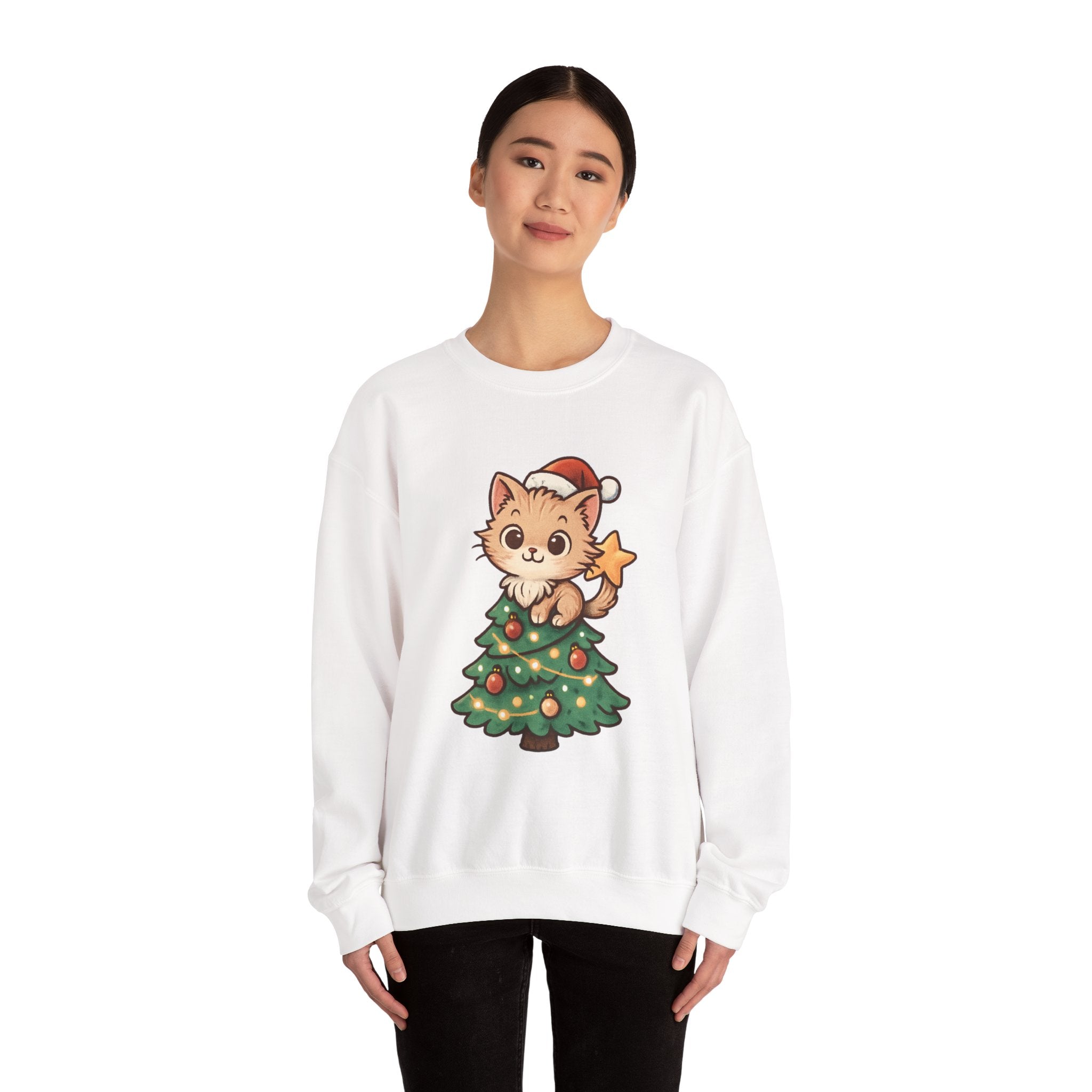Christmas Cat -Sweatshirt