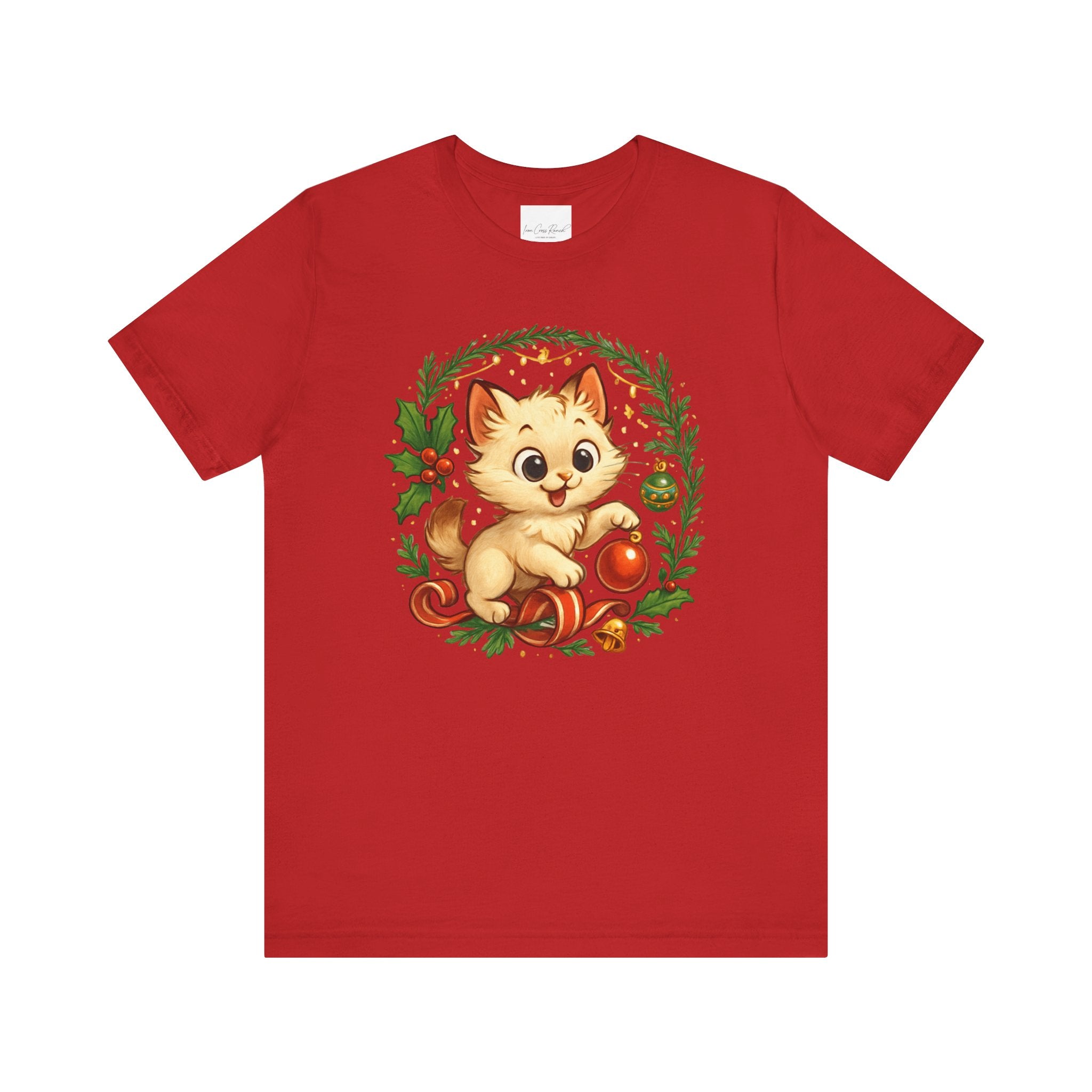 Christmas Kitten Play T-Shirt