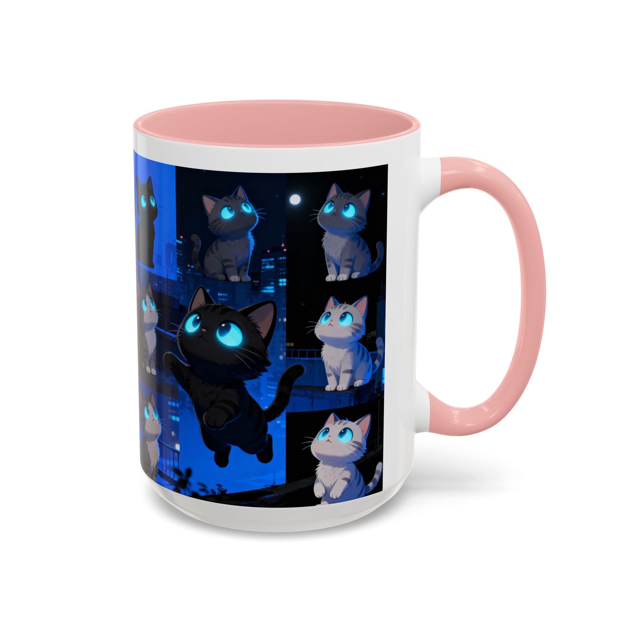 Mug, Cute Kitten Coffee Cup, Cat Lover Gift, Animal Tea Cup, Ceramic Drinkware, Pet Owner Present, Kitty Lover Mug