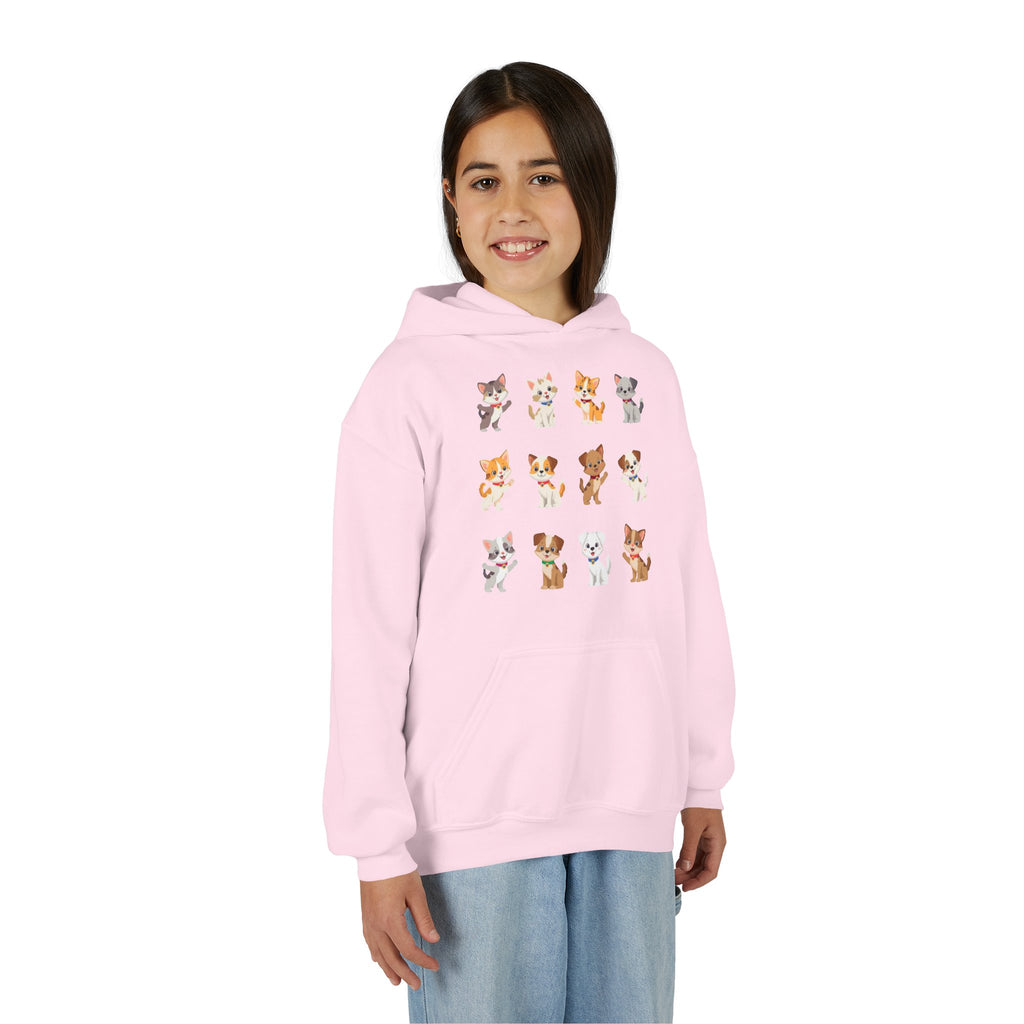 Pet Lover Hoodie - Cute Puppies and Kittens Christmas Sweatshirt