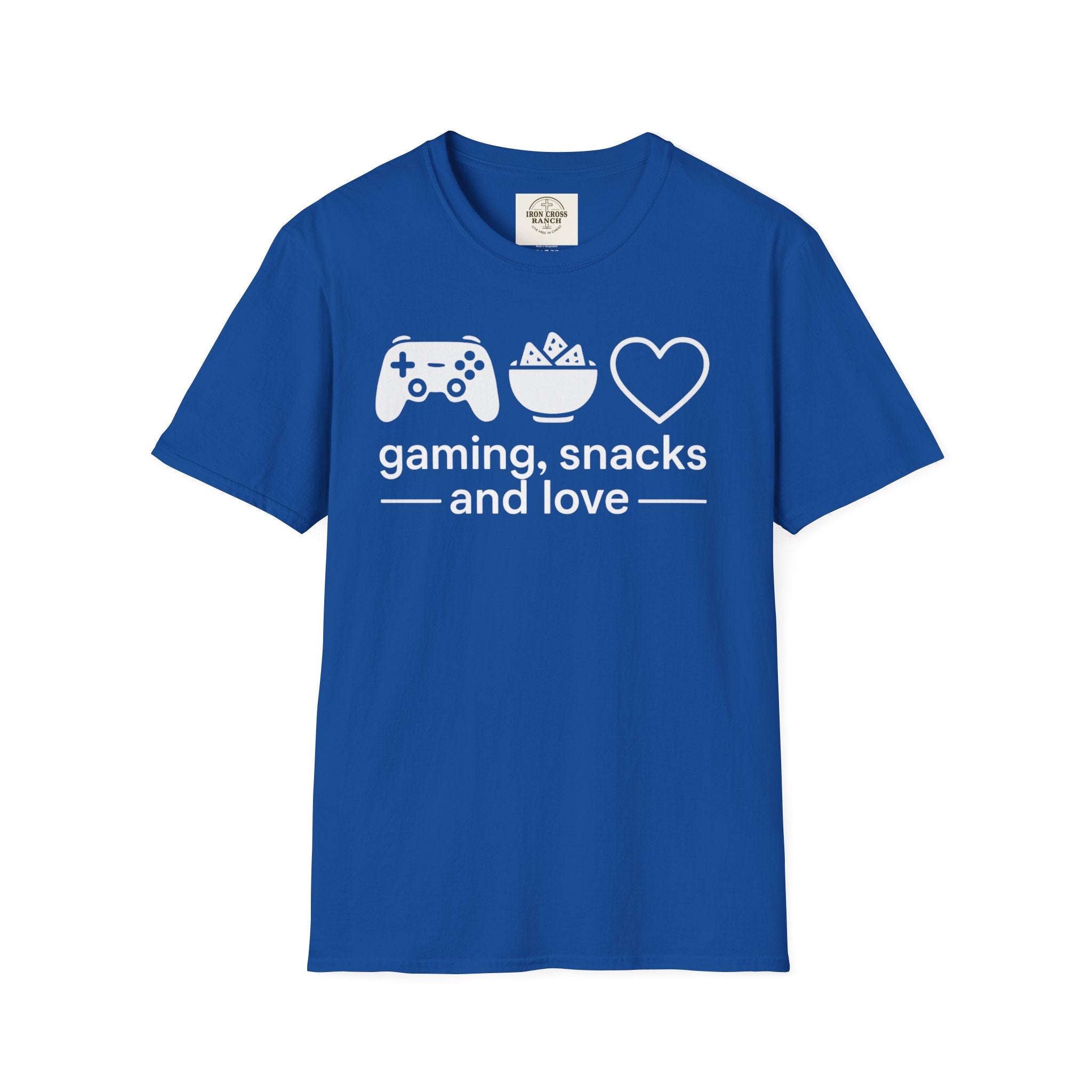 Gaming, Snacks and Love, Gamer T-shirt