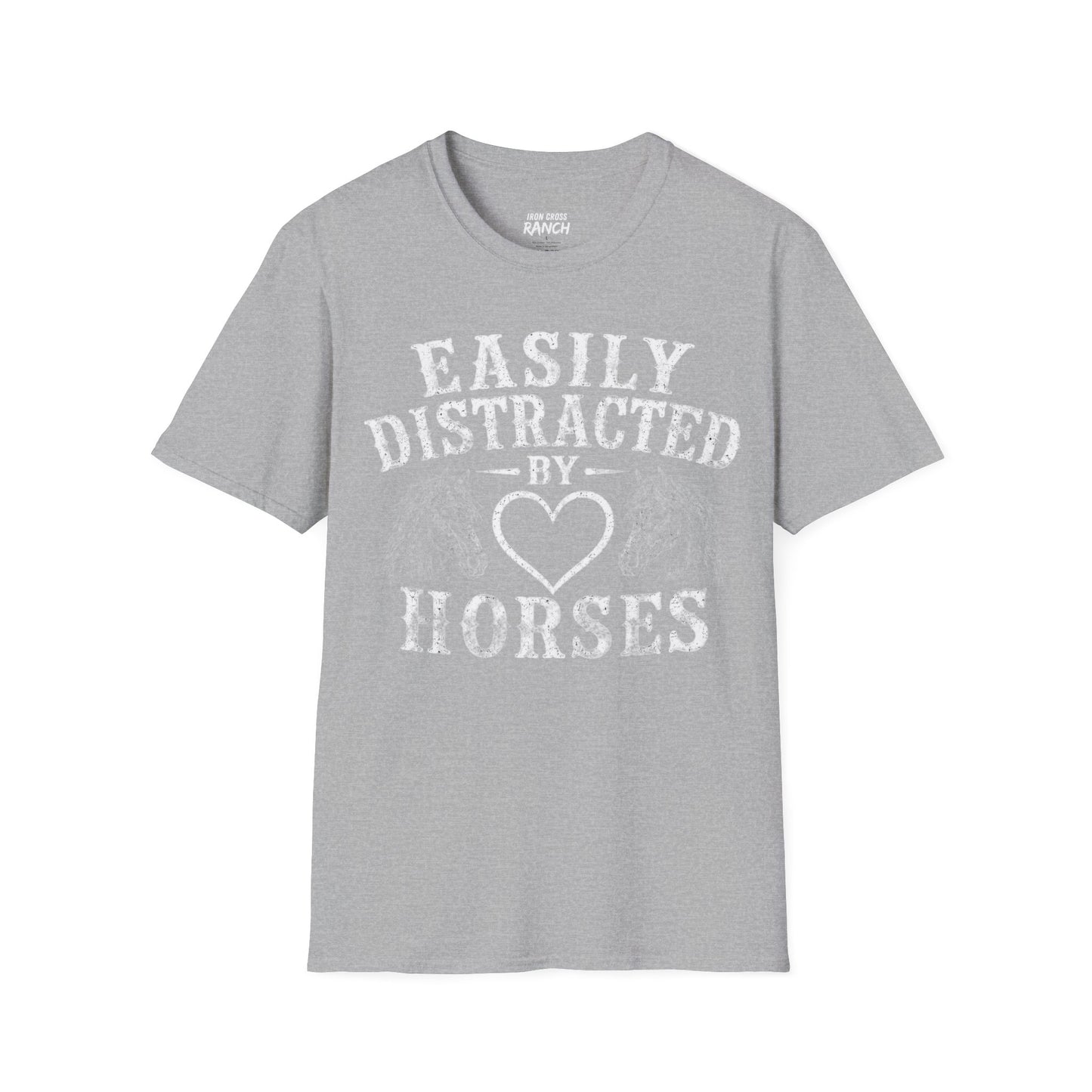 EASILY DISTRACTED BY HORSES