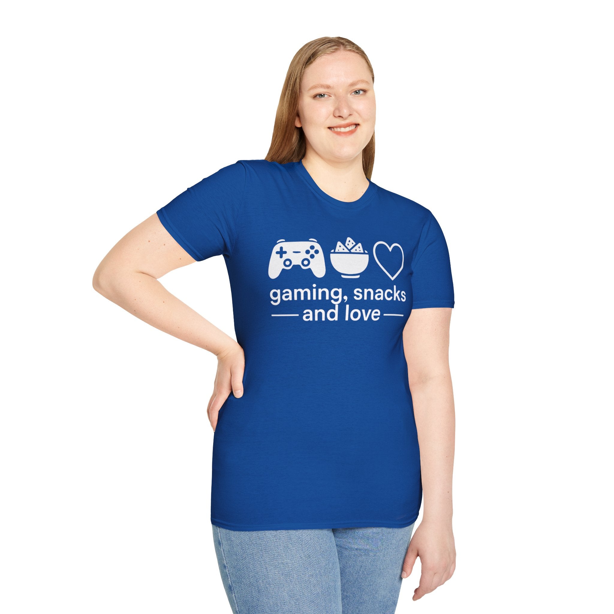 Gaming, Snacks and Love, Gamer T-shirt